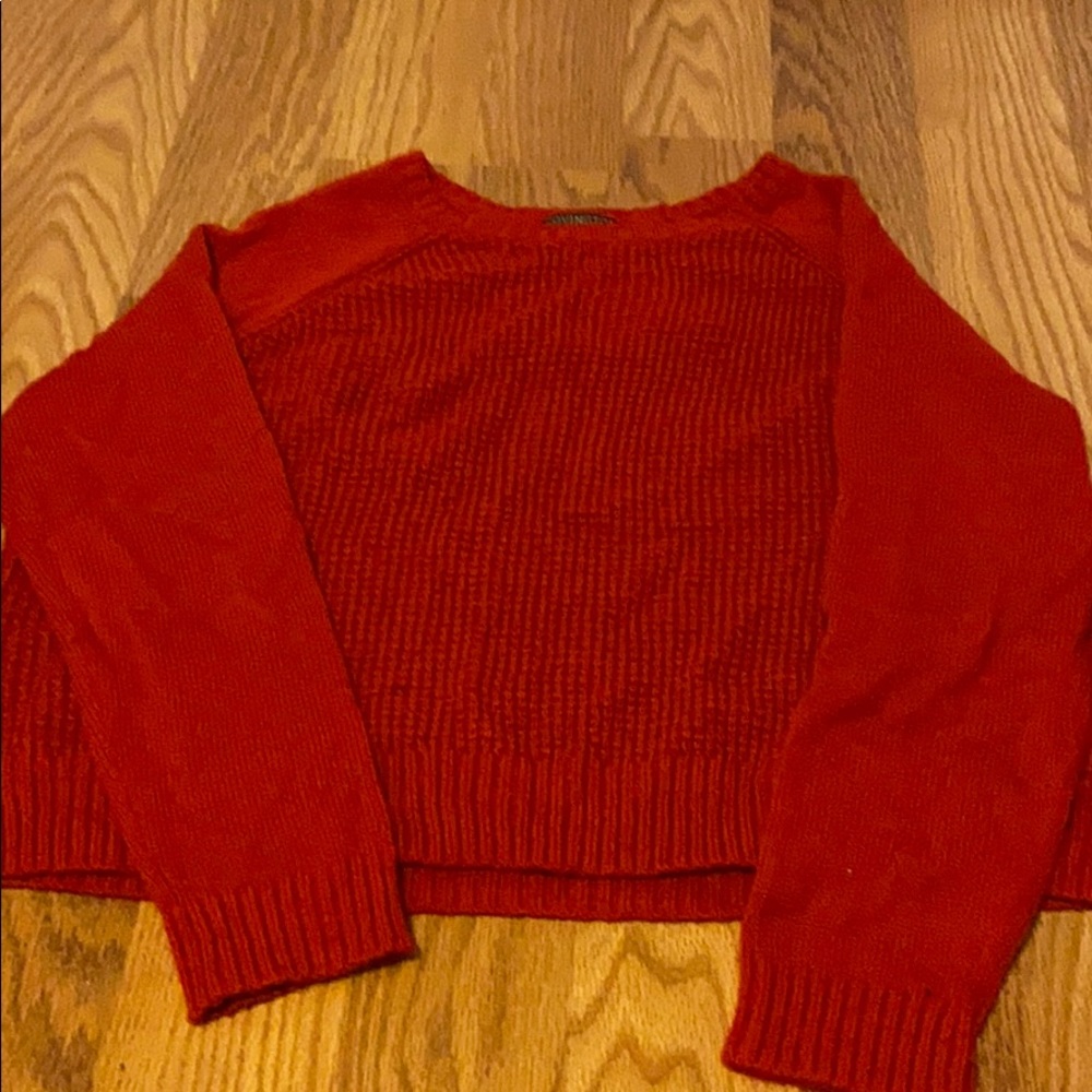 Red sweater!